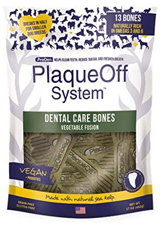 Plaque Off Dental Bones Vegetable Fusion - 482g